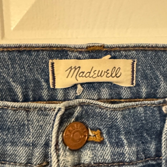Madewell Dark Indigo Boyfriend Jeans - Picture 2 of 4